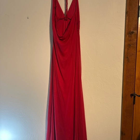 B Darlin Ruby Halter Prom Dress - Picture 5 of 10